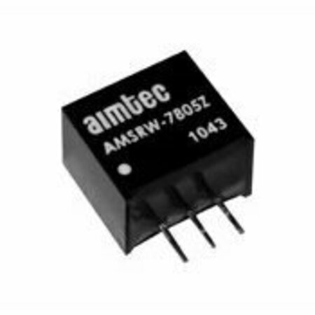 AIMTEC DC to DC Switching Regulator, 14 to 72V DC, 7.2V DC, 7.5W, 0.5A AMSRW-787.2Z
